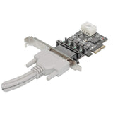 Manhattan Tarjeta Serial PCI Express de 4 puertos tarjetas y adaptadores de interfaz PCIe VGA PCIe 2.0 Si