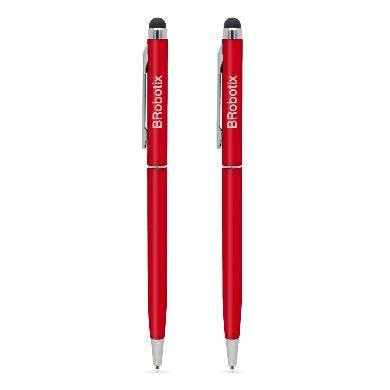 Pluma Stylus Tablet Duopk RJ BROBOTIX 6000427, Roja