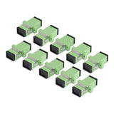StarTech.com Paquete de 10 Acopladores de Fibra Óptica SC a SC Monomodo - Acoplador de Fibra Óptica OS2 Simplex Monomodo
