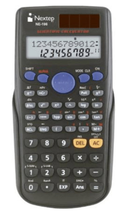 Nextep NE-196 calculadora Bolsillo Calculadora básica Negro