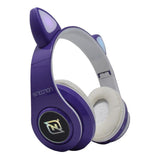 Necnon NBH-07 Auriculares Inalámbrico y alámbrico Diadema Llamadas/Música Bluetooth Púrpura, Blanco