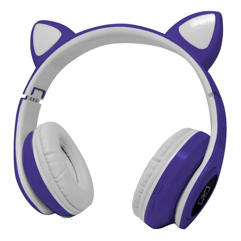 Necnon NBH-07 Auriculares Inalámbrico y alámbrico Diadema Llamadas/Música Bluetooth Púrpura, Blanco