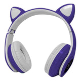 Necnon NBH-07 Auriculares Inalámbrico y alámbrico Diadema Llamadas/Música Bluetooth Púrpura, Blanco