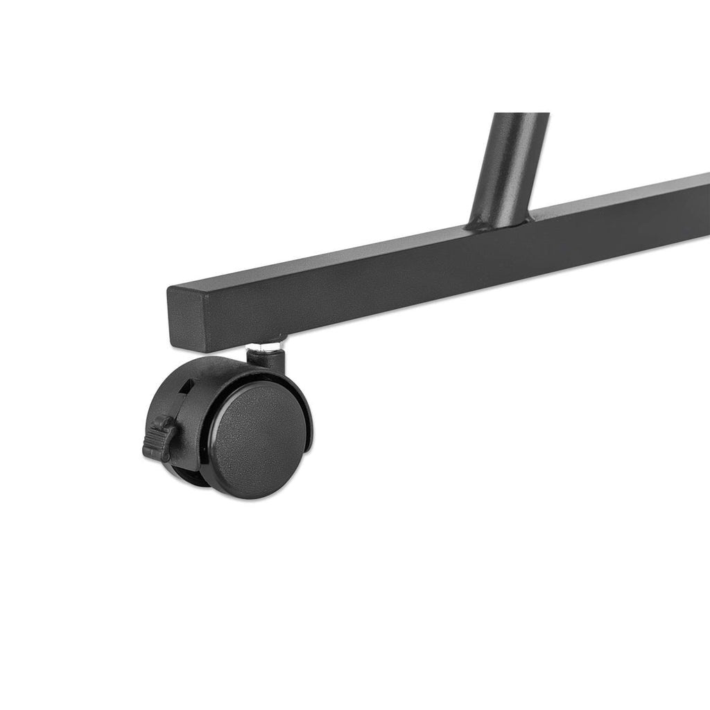 Manhattan Escritorio compacto con bandeja deslizable para teclado Computadora Derecho Oficina en casa Forma rectangular 