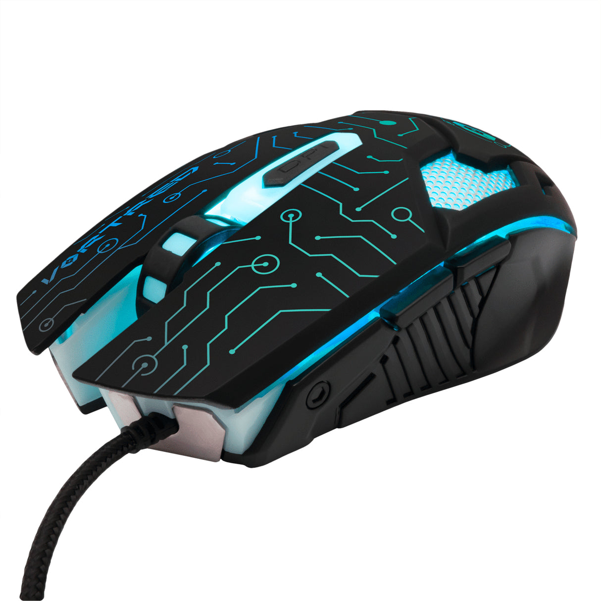 Perfect Choice V-930136 teclado Ratón incluido Juego USB Español Negro, Alámbrico, LED RGB