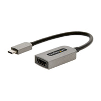 StarTech.com Adaptador USB C a HDMI de Vídeo 4K 60Hz - HDR10 - Conversor Tipo Llave USB Tipo C a HDMI 2.0b Dongle - Convertidor USBC con Modo Alt de DP a Monitor TV o Proyector adaptadores gráficos usb USB Tipo C Macho Derecho Si