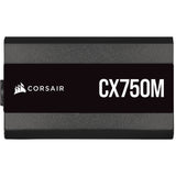Corsair CX-M CX750M unidad de fuente de alimentación 750 W 24-pines ATX ATX Negro, 100 - 240 V, 130 W, 744 W