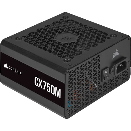 Corsair CX-M CX750M unidad de fuente de alimentación 750 W 24-pines ATX ATX Negro, 100 - 240 V, 130 W, 744 W