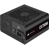 Corsair CX-M CX750M unidad de fuente de alimentación 750 W 24-pines ATX ATX Negro, 100 - 240 V, 130 W, 744 W