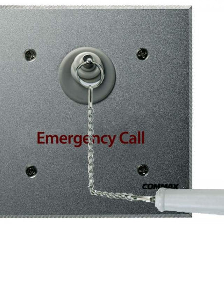 COMMAX ES-420 botón de alarma de pánico Alámbrico Alerta médica, Gris, 118 mm, 118 mm