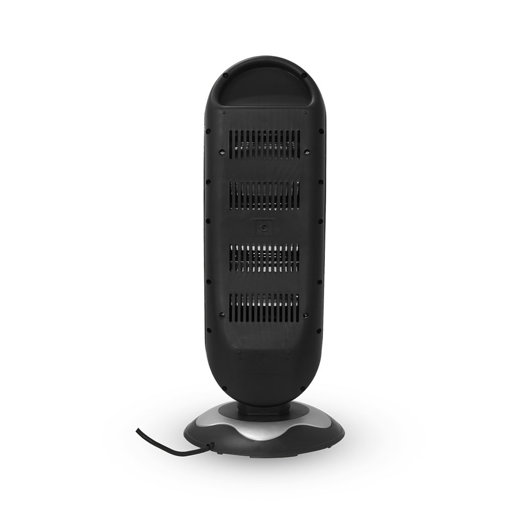 RCA RC-H3 calefactor eléctrico Interior Negro, Plata Calentador eléctrico de halógeno, Cerámico, Piso, Corriente