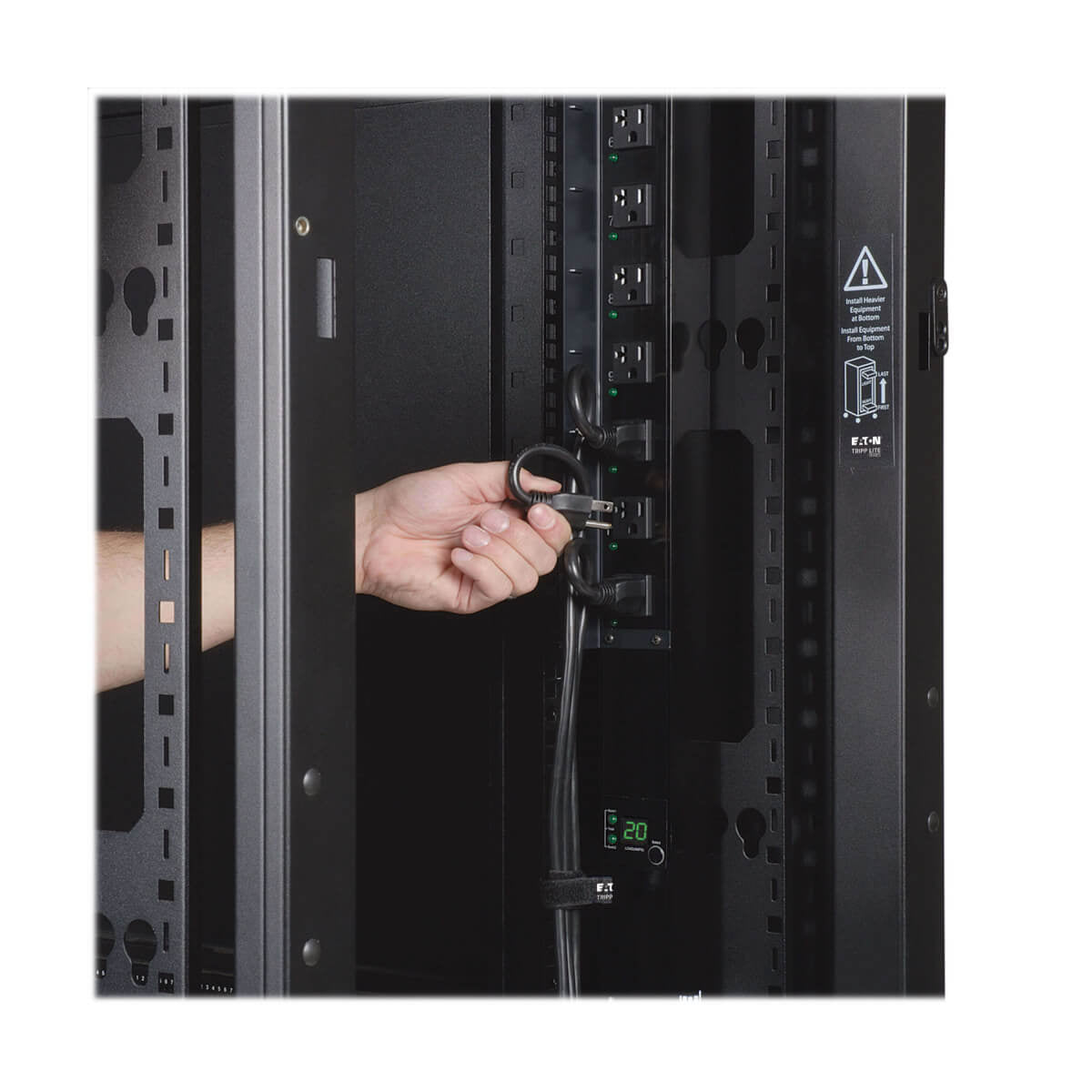 Tripp Lite SR42UB Gabinete de Profundidad Estándar Smartrack de 42U (Incluye Puertas Y Paneles Laterales) Armarios Rack