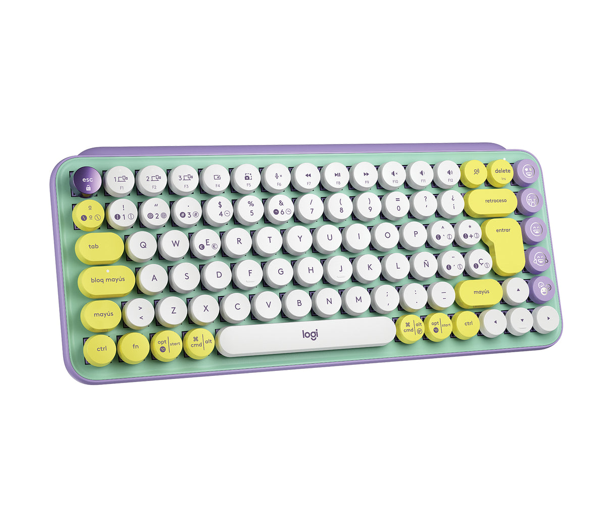 Logitech POP Keys Teclado Universal Inalámbrico Bluetooth Interruptor mecánico