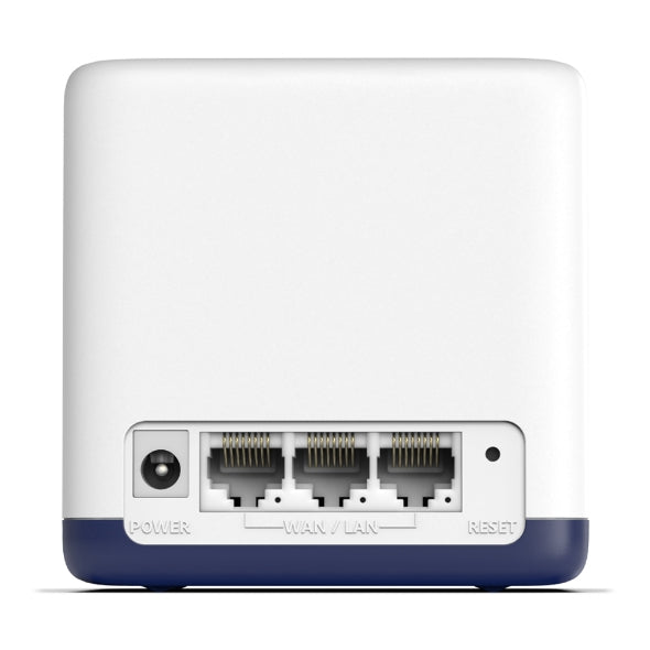 Mercusys Halo H50G (2-pack) Doble banda (2,4 GHz / 5 GHz) Wi-Fi 5 (802.11ac) Blanco 3 Interno, Sistema de malla, 350 m²