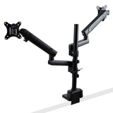 StarTech.com Brazo de Soporte para Dos Monitores - Base Soporte de Movimiento Articulado y Altura Ajustable para 2 Monit