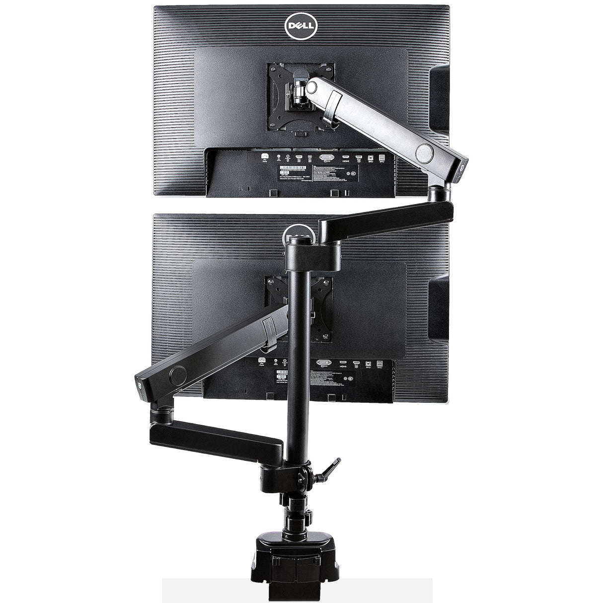 StarTech.com Brazo de Soporte para Dos Monitores - Base Soporte de Movimiento Articulado y Altura Ajustable para 2 Monit