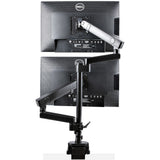 StarTech.com Brazo de Soporte para Dos Monitores - Base Soporte de Movimiento Articulado y Altura Ajustable para 2 Monit