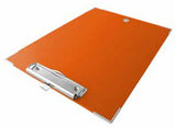 Techmakro KITTB10NJ portapapeles Carta Cloruro de polivinilo (PVC), Caja de cartón Naranja, 240 mm, 330 mm