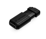Verbatim PinStripe - Unidad USB de 64 GB - Negro
