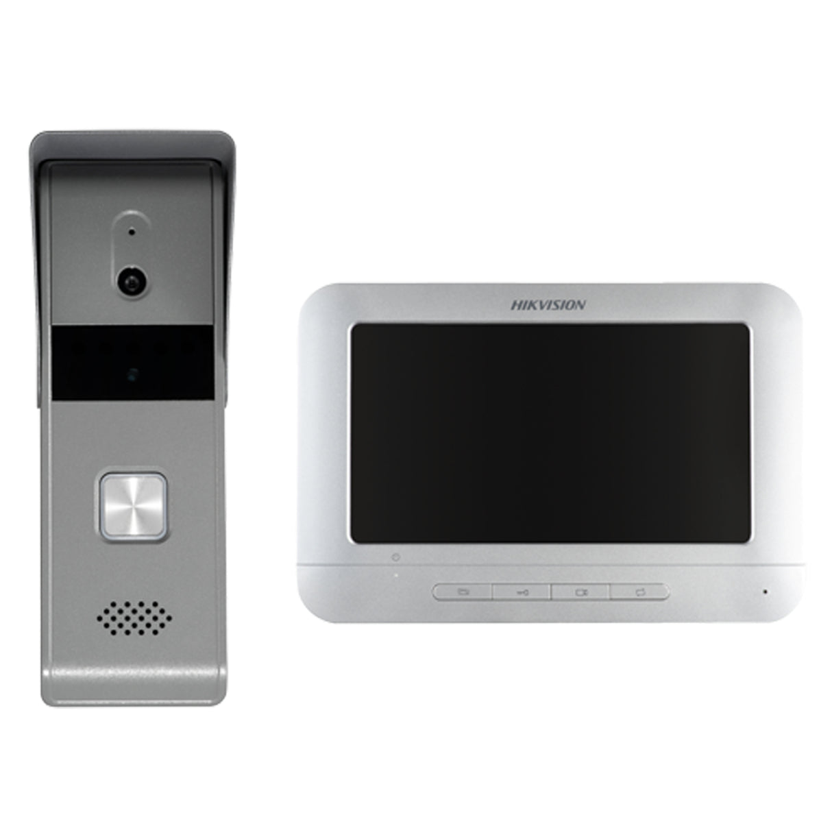 Hikvision DS-KIS203T sistema de intercomunicación de video 17,8 cm (7") Gris, Blanco