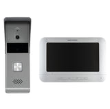 Hikvision DS-KIS203T sistema de intercomunicación de video 17,8 cm (7") Gris, Blanco