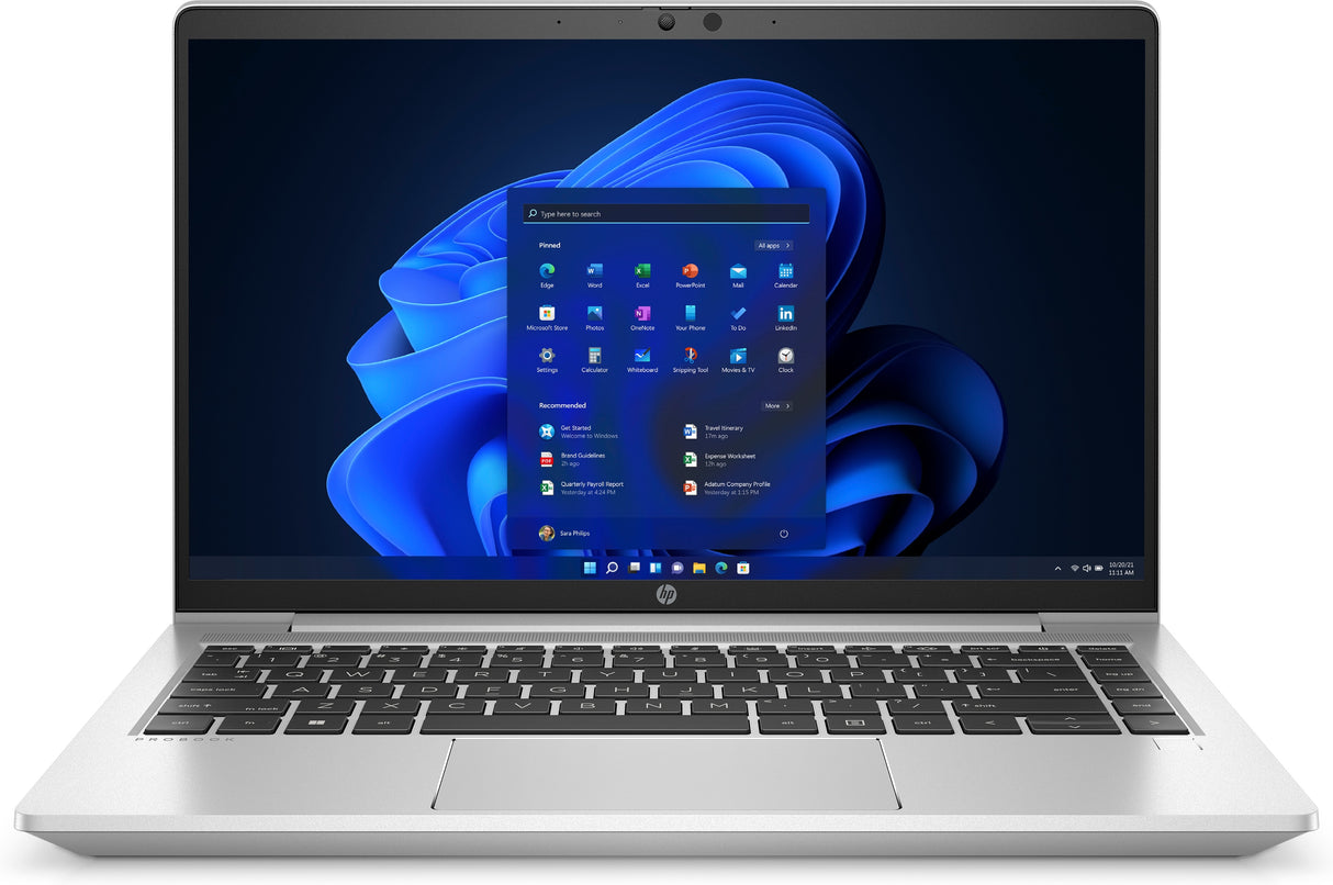 HP ProBook 440 G8 Intel® Core™ i3 i3-1115G4 Computadora portátil 35.6 cm (14") HD 8 GB DDR4-SDRAM 256 GB SSD Wi-Fi 5 (802.11ac) Windows 10 Pro Plata