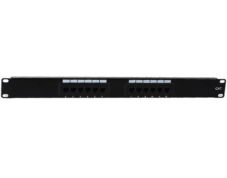 PANEL DEL PARCHEO XCASE 12 PUERTOS CAT 5