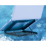 Manhattan Soporte para portátil y tablet ajustable (5 posiciones), apto para tablets y portátiles hasta 15,6", portátil 
