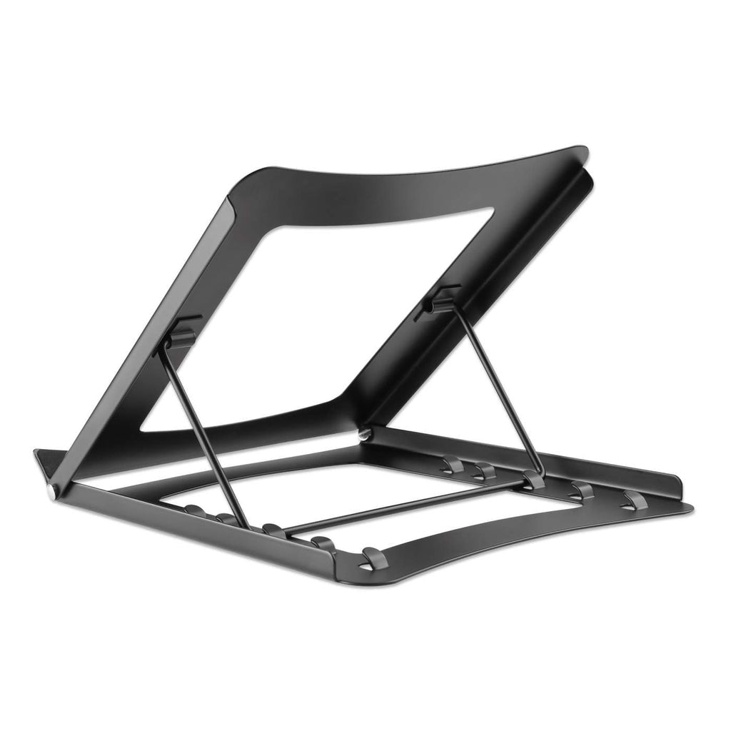 Manhattan Soporte para portátil y tablet ajustable (5 posiciones), apto para tablets y portátiles hasta 15,6", portátil 