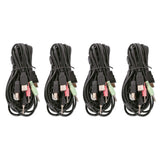 Manhattan Switch KVM HDMI de 4 puertos para dos monitores interruptores kvm 4 USB USB HDMI