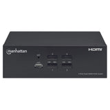 Manhattan Switch KVM HDMI de 4 puertos para dos monitores interruptores kvm 4 USB USB HDMI