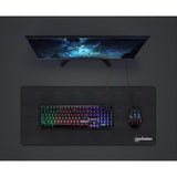 Manhattan Mousepad para Gaming tamaño XXL Ratón Monocromo Tela Si Negro