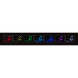 Manhattan Mousepad Gaming tamaño XXL con luz LED y Cargador Inalámbrico Ratón Monocromo Tela Si Si