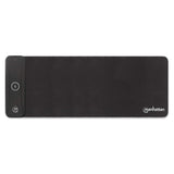 Manhattan Mousepad Gaming tamaño XXL con luz LED y Cargador Inalámbrico Ratón Monocromo Tela Si Si