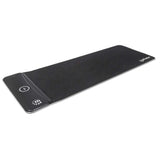 Manhattan Mousepad Gaming tamaño XXL con luz LED y Cargador Inalámbrico Ratón Monocromo Tela Si Si
