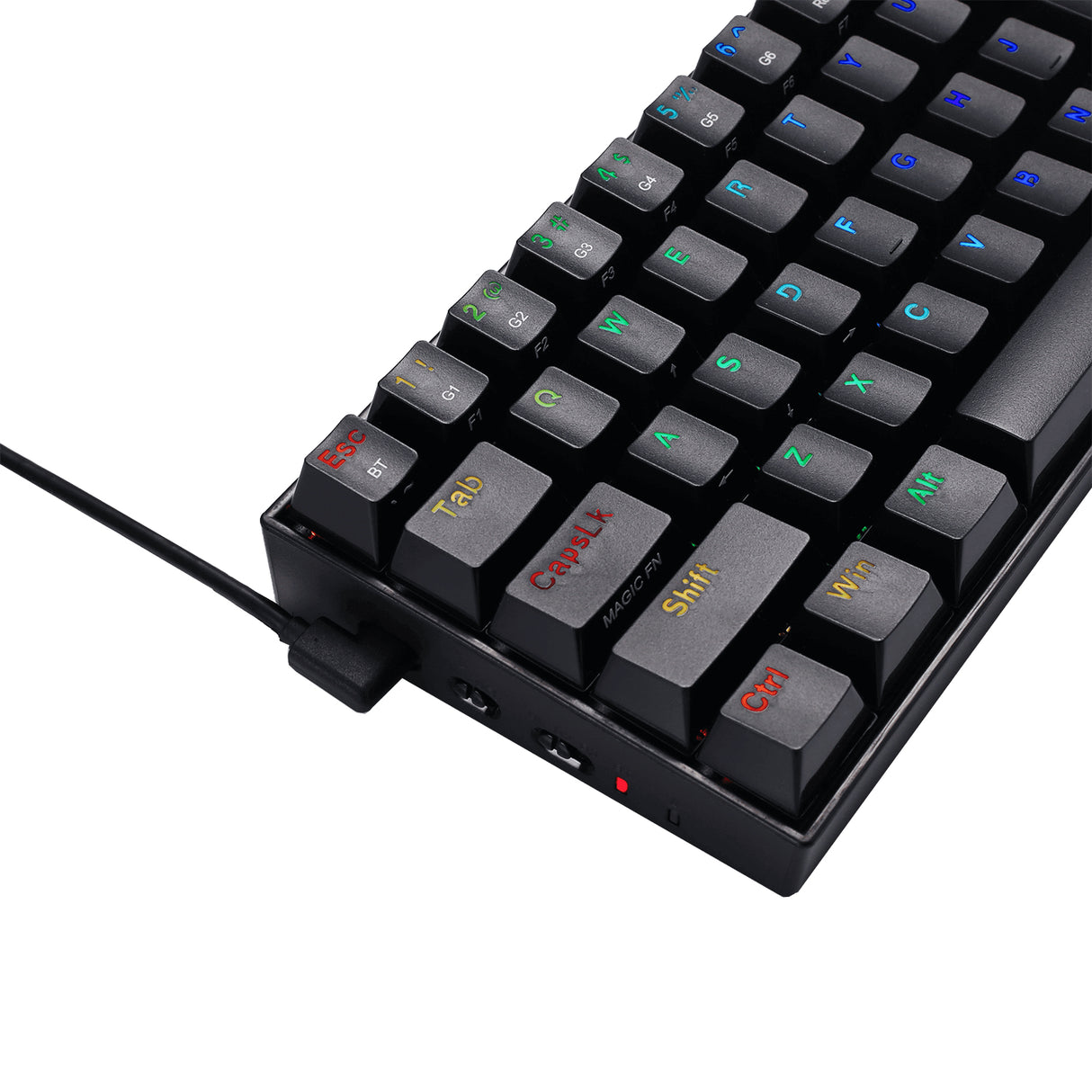 REDRAGON K530-RGB DRACONIC BLACK, Teclado Mecánico 60%