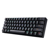 REDRAGON K530-RGB teclado Juego USB + Bluetooth QWERTY Inglés Negro, Inalámbrico y alámbrico, Interruptor mecánico, LED 