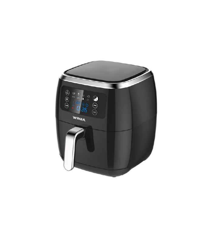 WINIA WAF-720BM freidora Sencillo 7 L 1700 W Freidora baja en grasa Negro, Plata, ActiFry, 200 °C