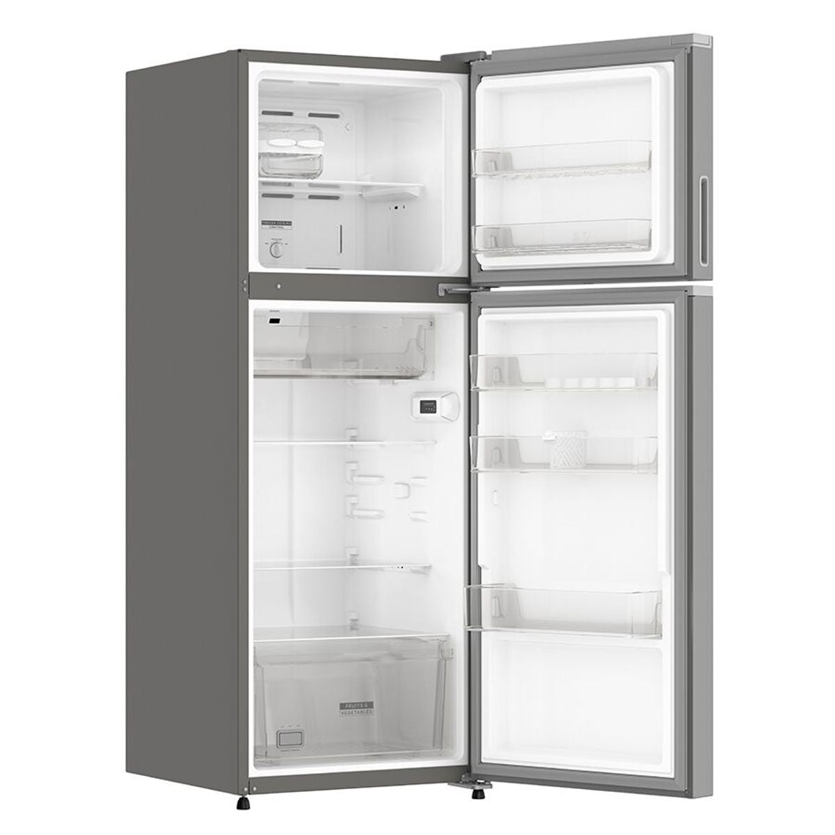 Whirlpool WT1331D nevera y congelador Independiente 364 L Plata