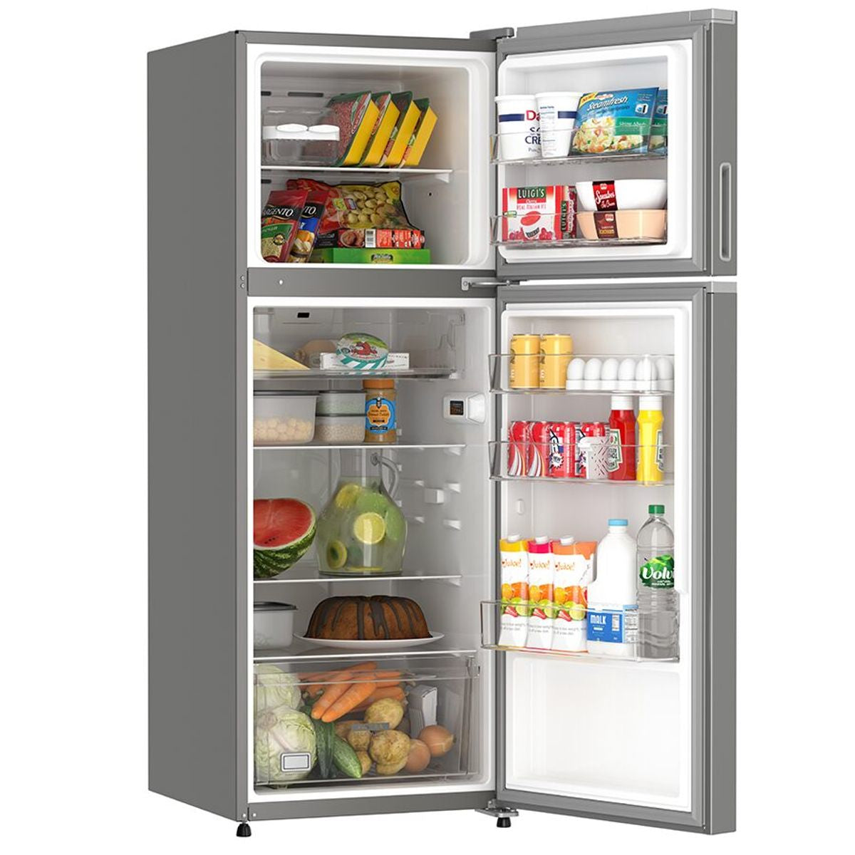 Whirlpool WT1331D nevera y congelador Independiente 364 L Plata