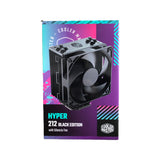 Cooler Master Hyper 212 Black Edition with LGA1700 Procesador Enfriador de aire 12 cm Negro, 800 RPM, 2000 RPM
