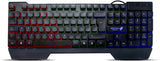 Necnon NGC-PEGASUS teclado Ratón incluido Juego USB Negro, Azul, Alámbrico, LED RGB