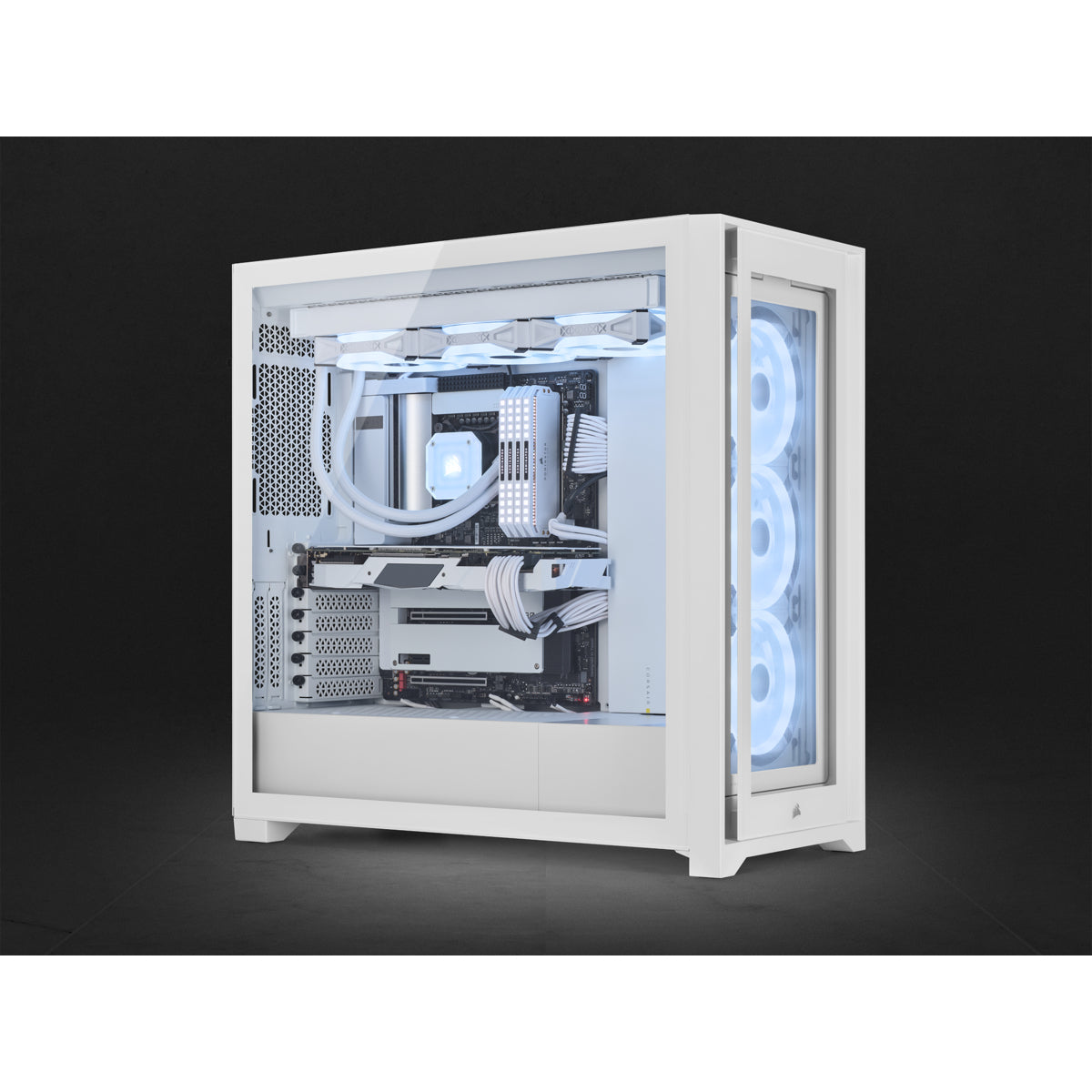 Corsair 5000X RGB QL Edition Midi Tower Blanco, ATX, EATX, Micro ATX, CC-9011233-WW