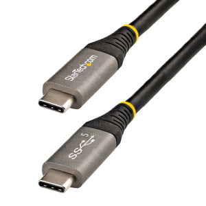 StarTech.com Cable USB-C de 2m - USB 5 Gbps - Entrega de Alimentación de 100W (5A) - Modo Alt. de DP 4K 60Hz - Cubierta de TPE - Compatible con Thunderbolt Cable USB 3.2 Gen 1 (3.1 Gen 1) USB C USB C Macho