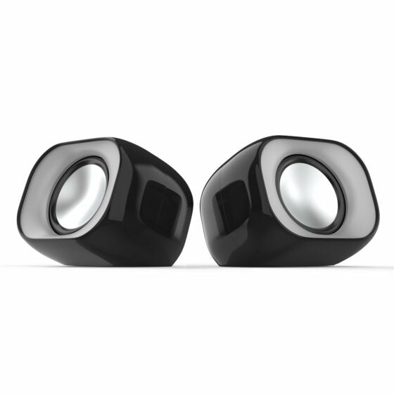 HP DHS-2111 De 2 vías Negro, Plata Alámbrico 6 W, 2.0 canales, 200 - 16000 Hz