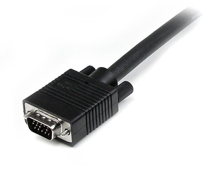 StarTech.com Cable de Vídeo VGA de 2m para Monitor de Ordenador - HD15 Macho a Macho - Negro Cable 2 m VGA (D-Sub) VGA (D-Sub) Macho
