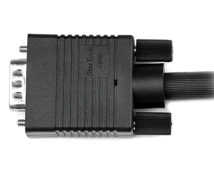 StarTech.com Cable de Vídeo VGA de 2m para Monitor de Ordenador - HD15 Macho a Macho - Negro Cable 2 m VGA (D-Sub) VGA (D-Sub) Macho