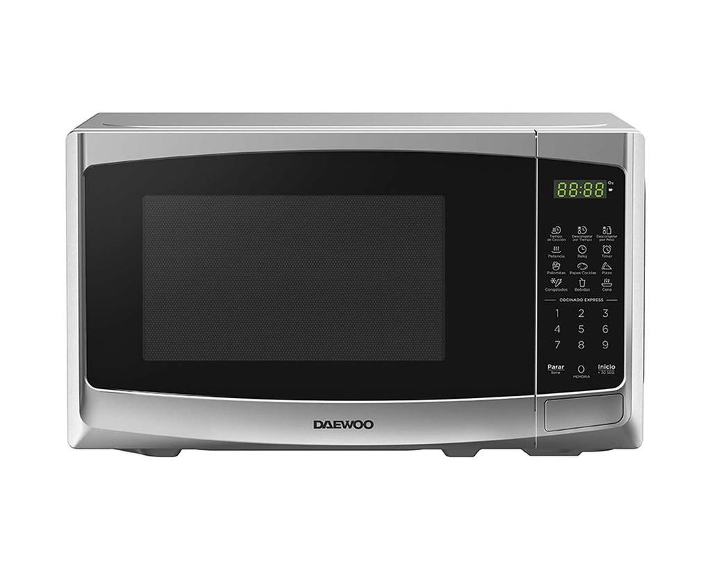 Daewoo DMDP07S2BG microondas Plata Solo microondas Integrado 1050 W