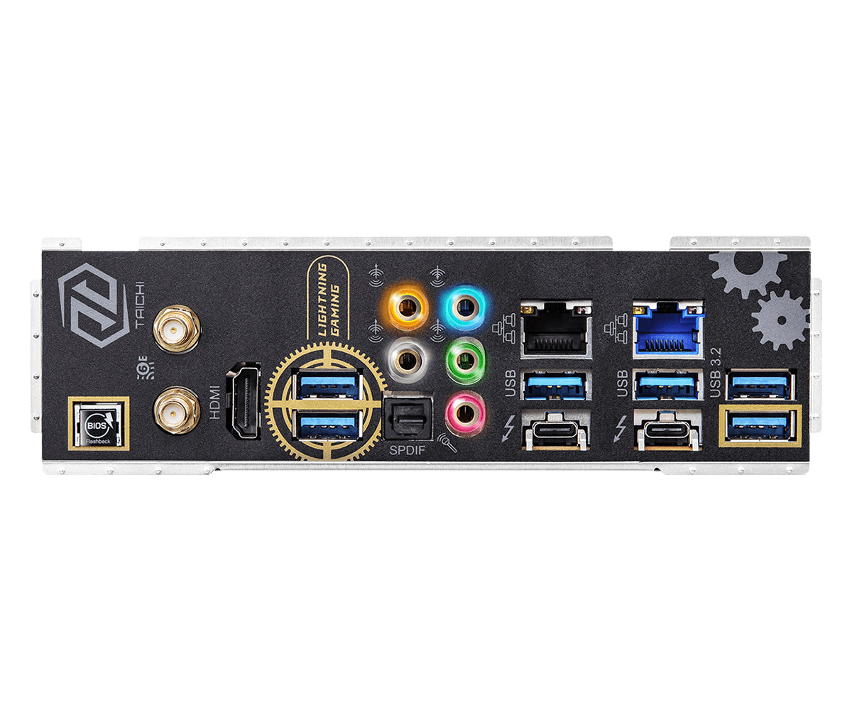 Tarjeta Madre Asrock Intel Z690 Taichi 4xDDR5 192GB 6400Mhz PCIe 5.0 M.2 HDMI DP Socket 1700 12th 13th 14th Gen ATX