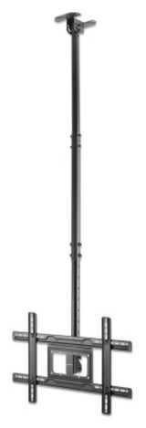 Manhattan Soporte de techo para TV/monitores, para pantallas de 37" a 65", altura ajustable de 70 a